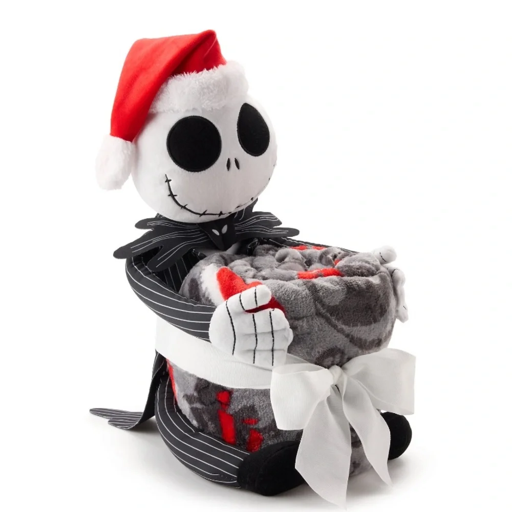 Disney’s NBC Jack Skellington Holiday Pillow Buddy and Throw Set
